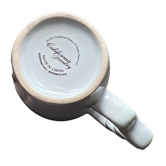 California Pantry Coffee Mug Merry Christmas Deer Silhouette Tree Handle 2021 - Picture 3 of 3